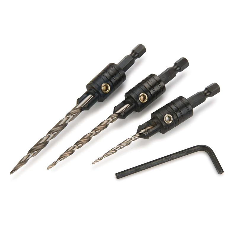 Tapered Drill Countersink - Size:Set-Multiple Sizes
